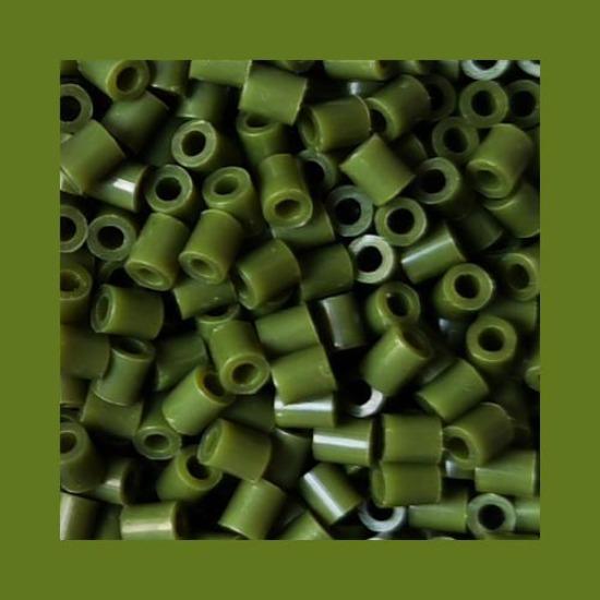 Green color 5mm 1000PCS Pixel Art YantJouet Hama Beads for Kids Iron Fuse Beads diy Puzzles Gift Children Toy