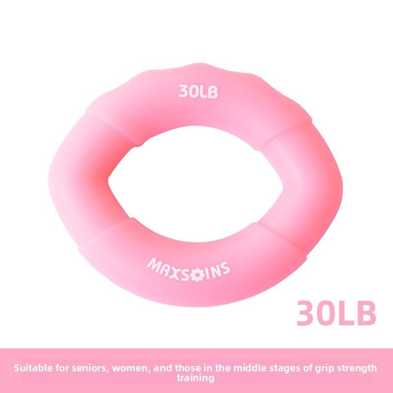 Elastic Hand Exercise Ring With Durable Silicone Material For Rehabilitation And Fitness
