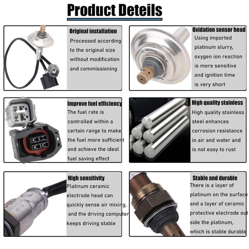 RIGHTPARTS L555-18-8G1A L555-18-8G1 Lambda O2 Oxygen Sensor For Mazda CX-7 2.5L 2010 2011 2012 L555188G1 234-5043 L555-18-8G1B