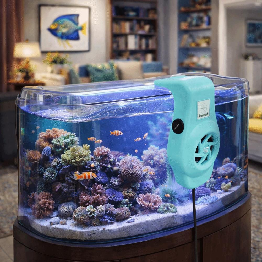 Powerful Mini USB Fan Silent Fish Tank Fan Portable Aquarium Cooling Fan Water Cooling