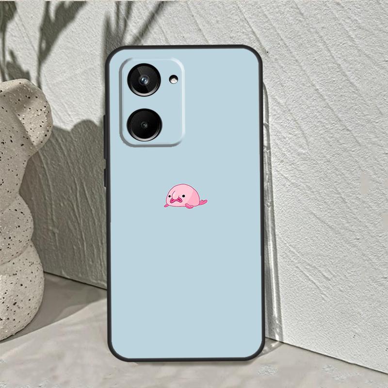 Cartoon Blobfish For Realme 15 14 10 11 12 13 Pro Plus C65 C67 C75 C63 C61 C55 C51 C53 C35 GT6 GT7 Pro Case