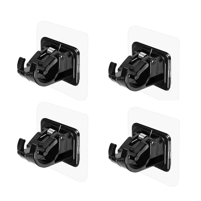 

Зажимы для штор без гвоздей, крючки, самоклеящиеся крючки для направляющих, регулируемые для душа, бытовые принадлежности для хранения, держатели для вешалок