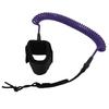 7mm 10Ft Surfing Foot Rope Adjustable Elastic TPU Surfboard Leg Straps Stand Up Paddle LeashPurple
