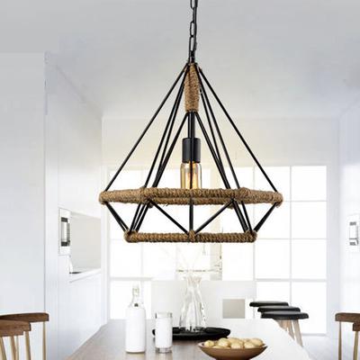 Rustic Industrial Vintage Metal Shade Pendant Light Hanging Ceiling Lamp Fixture
