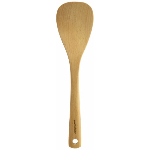 Suncraft OBN-105 Wooden Beech Rice Paddle and Spatula for Fried Rice, Chatty Bistro Nature
