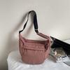 Large Capacity Solid Color Commuter Shoulder Bag Women's Crossbody Bag