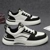 Versatile Fashion White Men Sport Shoes Platform Thick Sole Casual Sneakers Breathable Lightweight Running Shoes Tennis Shoes
