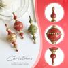 Christmas Tree Ball Ornament, Shiny Wooden Shatterproof Tree Ball Pendants, Xmas Hanging Decoration for New Year Anniversary