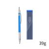 Black Tech Multi-Color 2.0mm Automatic Graphite Pencil with Replaceable Lead - No Sharpening Needed, Ideal for Drawing & Engineering