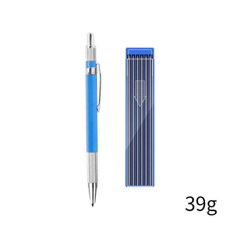 Black Tech Multi-Color 2.0mm Automatic Graphite Pencil with Replaceable Lead - No Sharpening Needed, Ideal for Drawing & Engineering