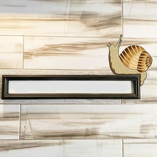 1 Pair Wooden Snail Door Topper Vintage Snail Shape Door Corner