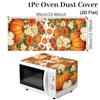 Floral Microwave Cover Universal Dust Protector Mat Microwave Oven Dust Cover  Kitchen Appliance