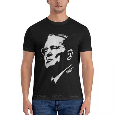 Herren T-Shirt JOSIP BROZ TITO - 2 Entspannte Passform T-Shirt schwarze T-Shirts Tees Herrenkleidung Sommer Männer T-Shirt