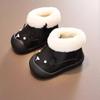 Infant Velvet-Lined Cotton Snow Boots - Soft Sole, Warm, Cartoon Design for Toddlers