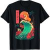 Corgi Surfing Japanese Wave T-Shirt