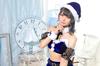 Clearstone SugarWhip Cosplay Christmas Lace Bustier Royal Santa, Blue, Women's