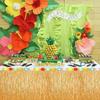 Authentic Grass Table Skirt for Tropical Luau Parties | Hawaiian Hula Skirt Decor Themed Summer Beach Birthday Party Supplies