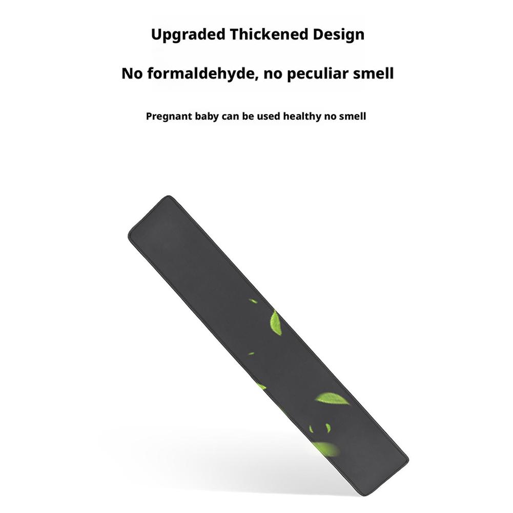 Rear Seat Lower Protective Mat For Tesla Model Y Juniper / Launch PU Leather Under Seat Anti-kick Pad Car Interior Accessor W6N2