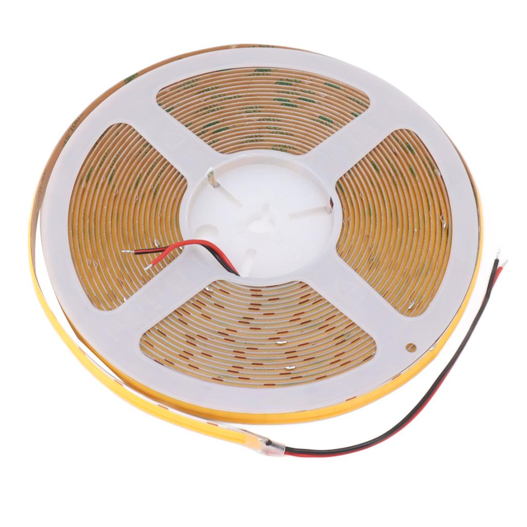 COB LED Strip Light High Brightness Adhesive Flexible Double Row DIY Lamp Strip for Cabinet Car