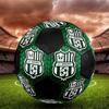 FC Sassuolo Size 5 Soccer Ball, Machine-Stitched PVC, Durable & High Bounce, All Ages Fit, Fan Merchandise, Matches & Outdoor Use.