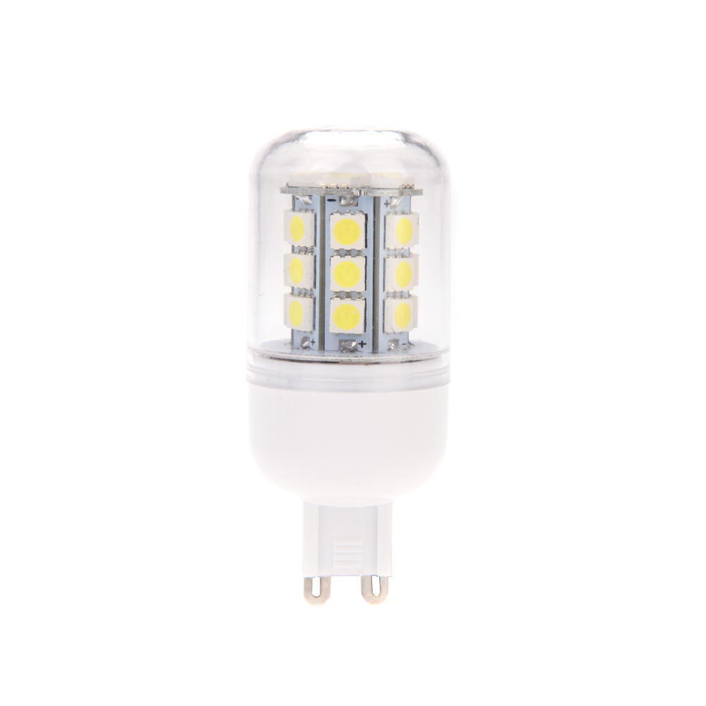 G9 5.5W 5050 SMD 27 LEDs Corn Light Lamp Bulb Energy Saving 360 Degree White 220-240V