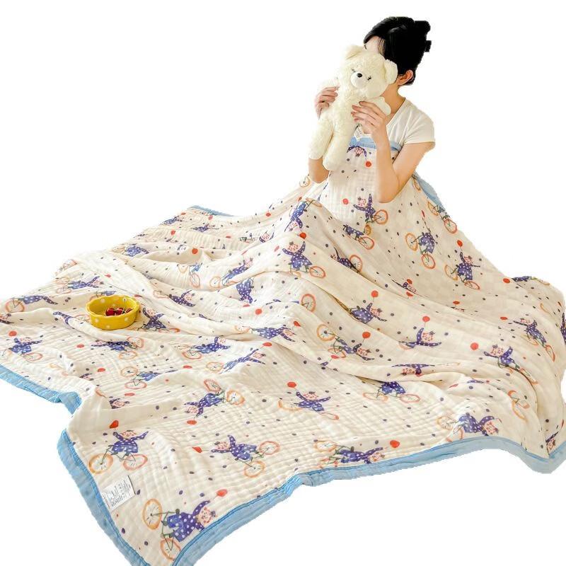 Oeny Cinnamoroll Super Soft Seersucker Summer Quilt