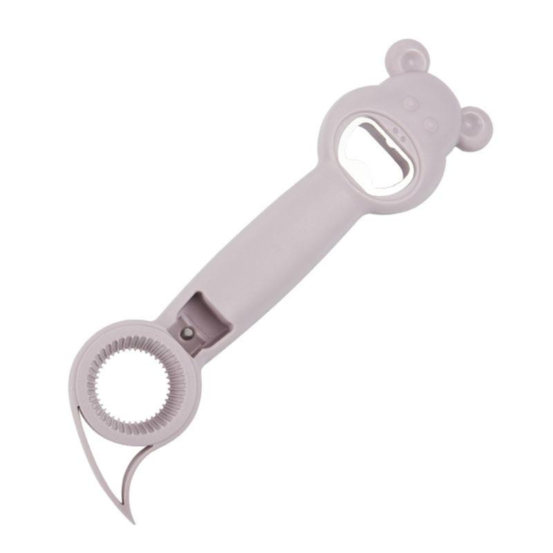 Convenient Beer Bottle Opener Plastic Texture Beer Caps Opener Camping Tool Suitable for Various Type of Cold Beverages