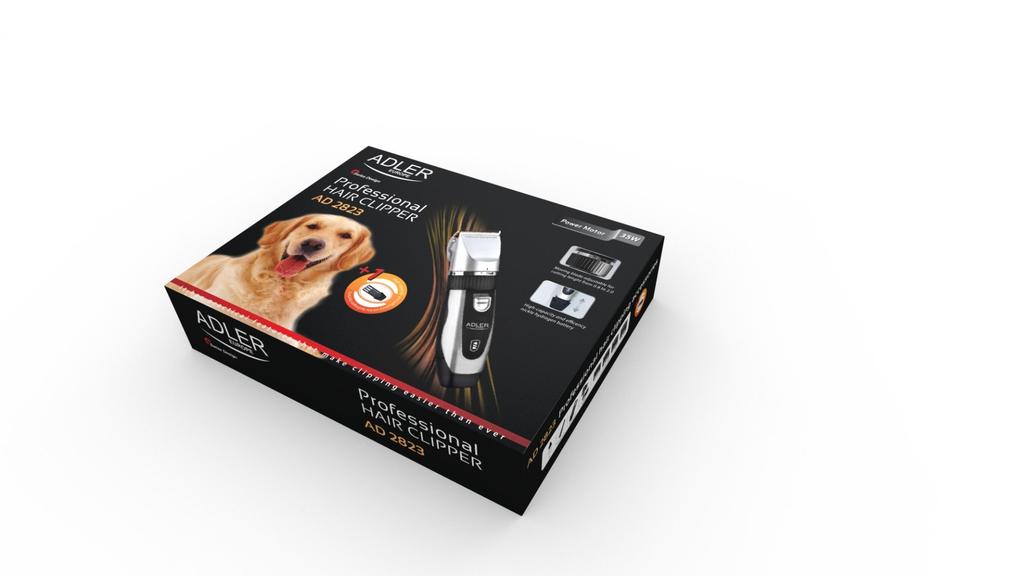Adler | AD 2823 | Hair Clipper for Pets | Hair Clipper for Pets | Silver