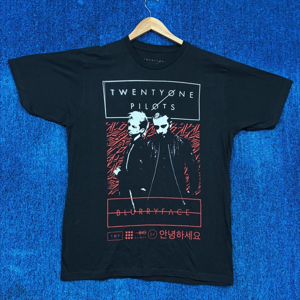 Twenty One Pilots Blurry Face Album Art Synth-Pop Duo Tee L Unisex T-Shirt