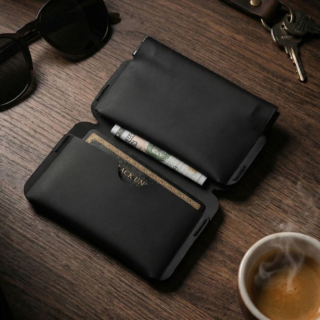 New Mini Card Bag Folding Wallet Portable Magnetic Change Bag Business Card Holder Simple Business Bank Card Bag