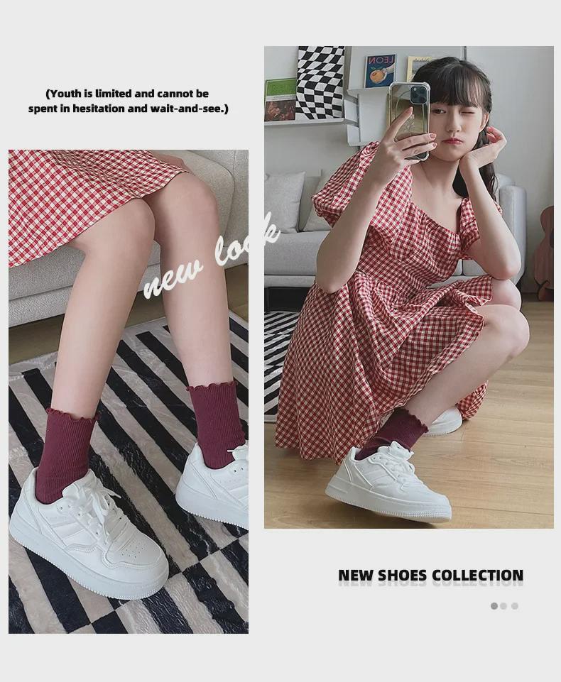 Global HH2130 Women's White Sneakers - Spring 2025 Niche Design, All-Match Fashion