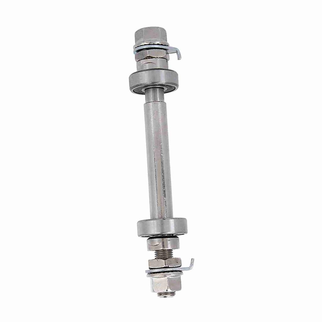 Durable Metal Bicycle Wheel Hub Axle Front Rear Solid Shaft Lever Bike Repair Tool Accessories