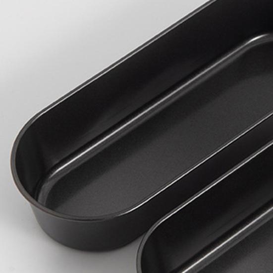 Forma na dlouhý toastový chléb z uhlíkové oceli, forma na polotovary pro hotdogové bulky, nepřilnavá, domácí pekařské náčiní na dorty a pečivo