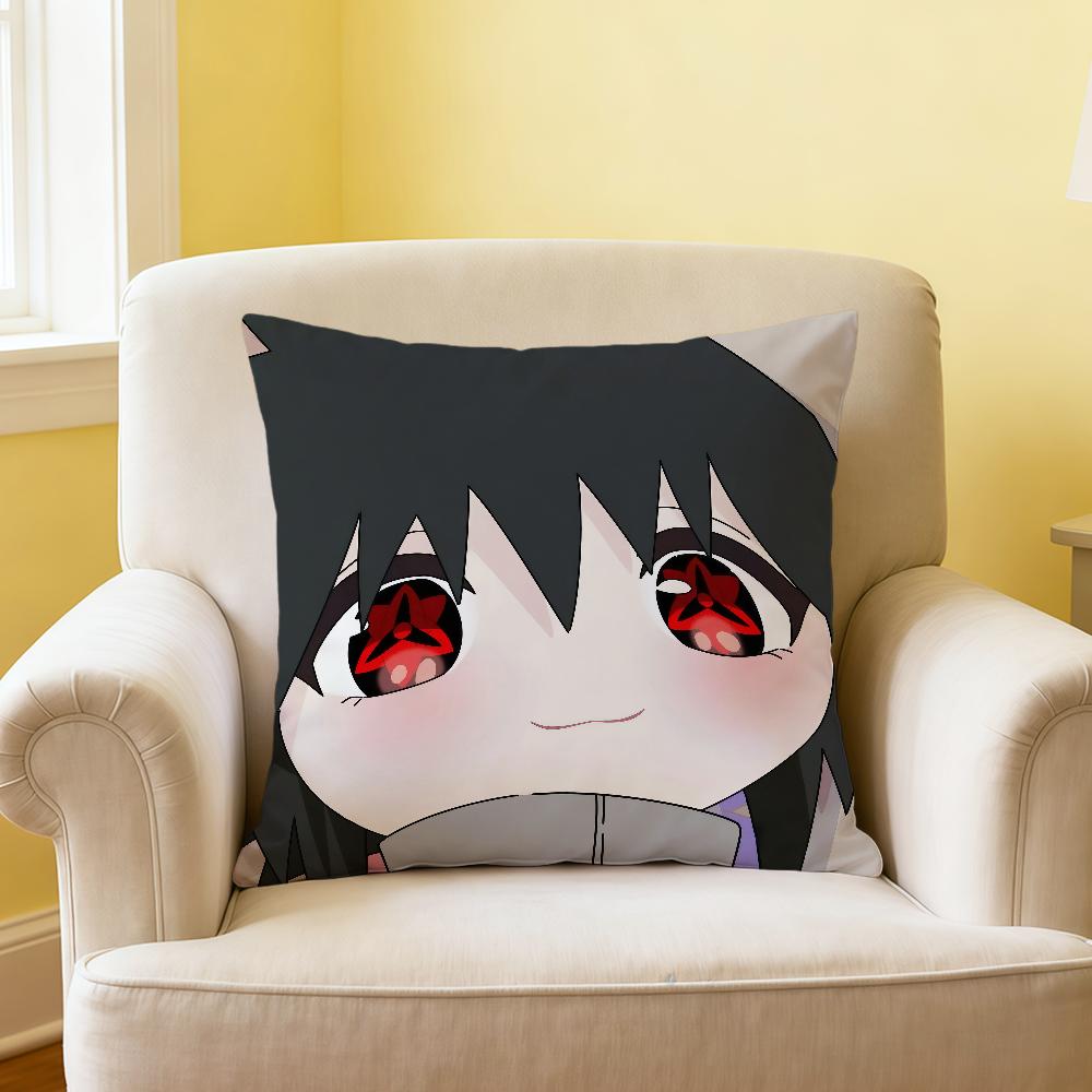 Classic Japan Anime NNaruto Chibi Kawaii Soft Pillowcase Sofa Home Living Room Decor Protective Covers Hogar Pillow Cover