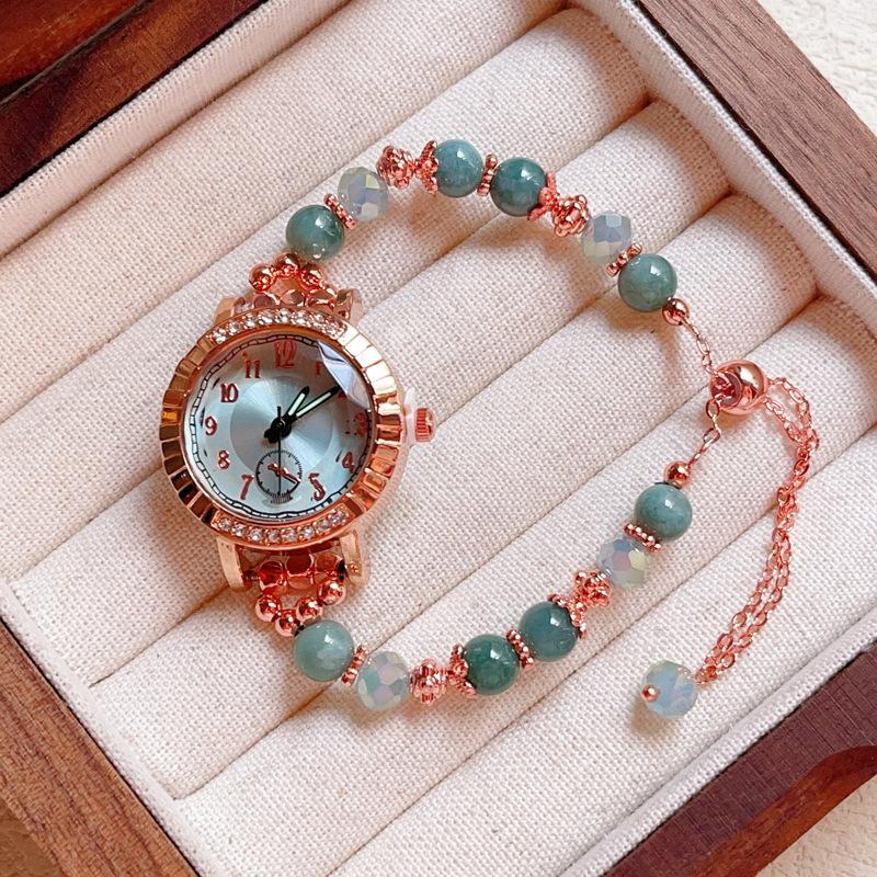 

Crystal jewelry production Crystal watch Electronic watch Pull-out adjustable