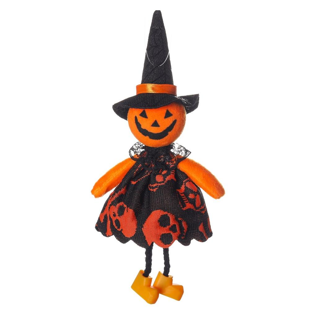 Halloween Decor Supplies Adorable Pumpkin Witch Ghost Pendant For Kids Party Props