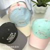 Small Fresh Dopamine Contrasting Letters Embroidery Baseball Hat Men'S And Women'S Caps Show Face Small Sun Protection