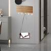 Wooden Key Holder Mail   5 Hooks Drilling   Wall Mounted Key Holder Storage Shelf