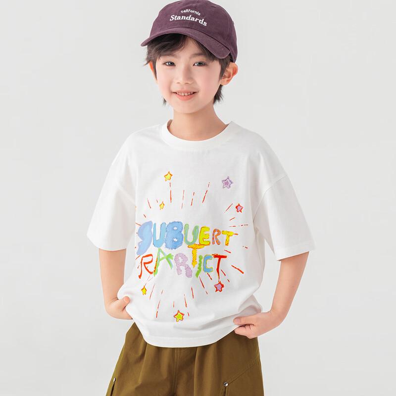 Boys' Hand-Painted Graffiti Cool-Touch Cotton T-Shirt