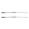 2PCS Soft Whip Antennas Fit for YAESU VX6R VX160 Radio SMA M Interface High Gain Antennae Support 144 430MHz 120 150