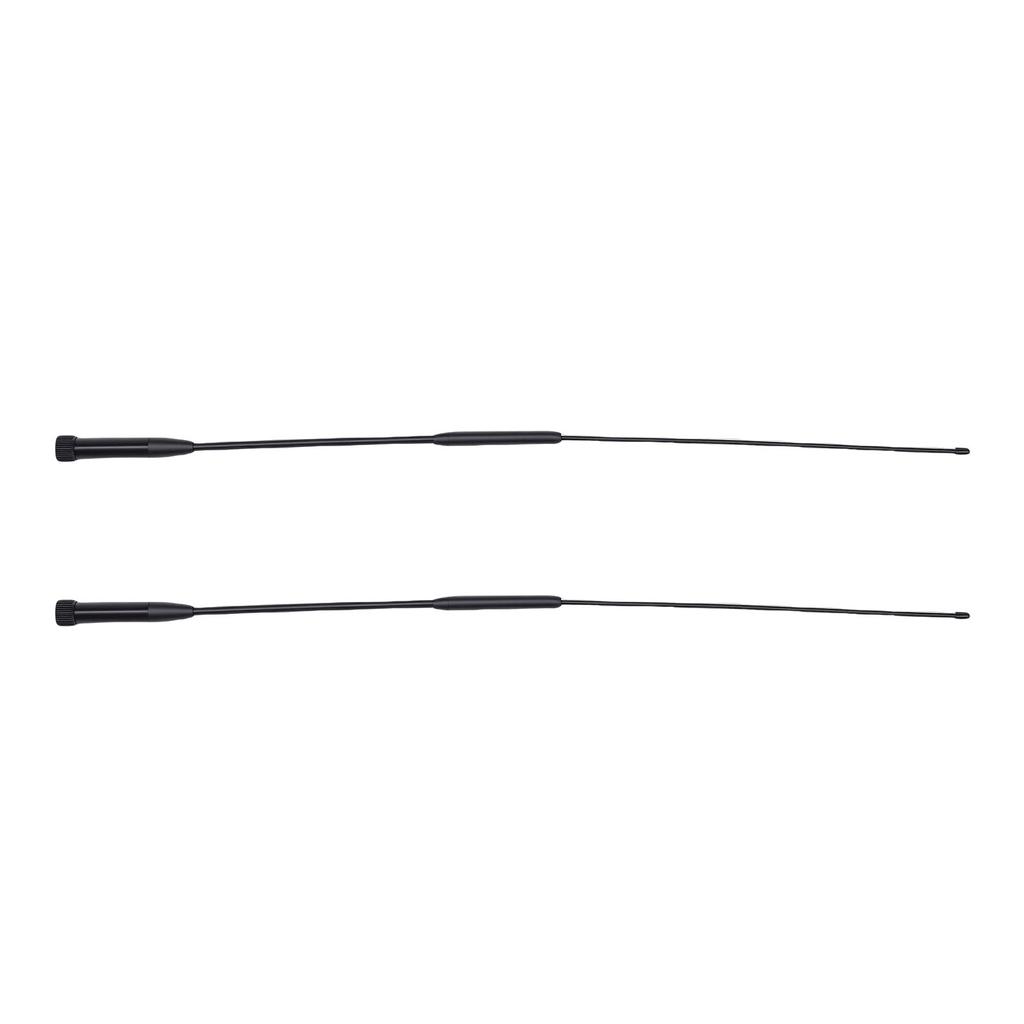 2PCS Soft Whip Antennas Fit for YAESU VX6R VX160 Radio SMA M Interface High Gain Antennae Support 144 430MHz 120 150