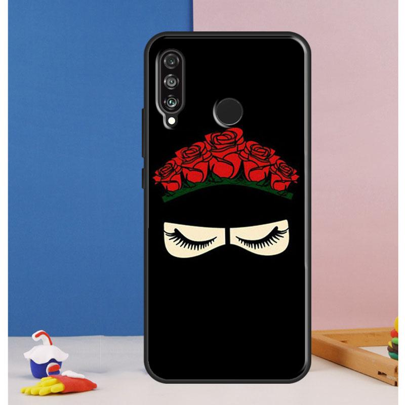 Arabic Muslim Islamic Girl Eyes Case For Huawei Nova Y73 Y72 Y70 Y90 Y60 Y61 Y91 12s 12i 11i 8i 9 10 SE P30 P40 Lite P60 Pro