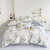 100% Cotton Printed Duvet Cover Set 3PC Soft Skin Friendly Bedding With One Quilt Cover And Two Pillowcases