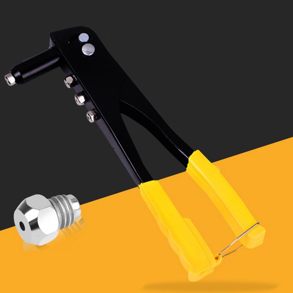 9.5Inches Carbon Steel Manual Double Handle Rivet Guns Rivet Guns Pull Willow Guns Metal Woodworking Hand Tools Repair