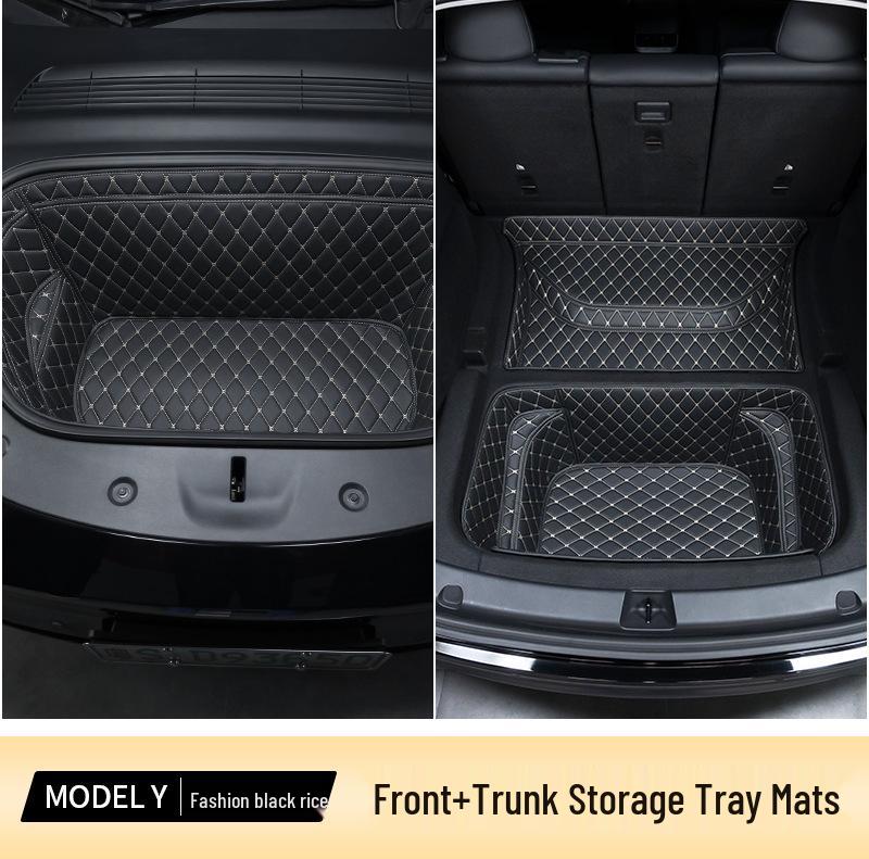 Tesla Model 3/Y Full Coverage Trunk and Frunk Mat
