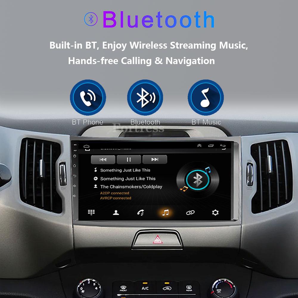Fortress 5G WIFI Android Auto Radio 2 Din For KIA Sportage 3 2010-2016 Car Multimedia Video Player Autoradio Carplay 8 Core GPS