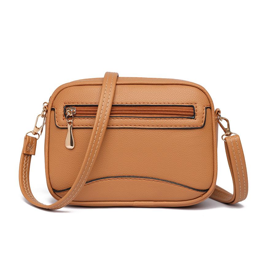 New Spliced Small Bag Korean Multi-functional Single Shoulder Crossbody Bag  Simple and High End Underarm Bag