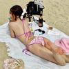 Swimsuit Female Sexy Plaid Bikini Split Triangle Pure Desire Wind Sweet Cute Small Chest Strap Vacation Soaking In Hot Springs