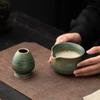 Ceramic Matcha Holder Kiln Discoloration Smooth Whisk Stand Holder Handmade Bamboo Matcha Chasen Holder for Tea Set Accessories