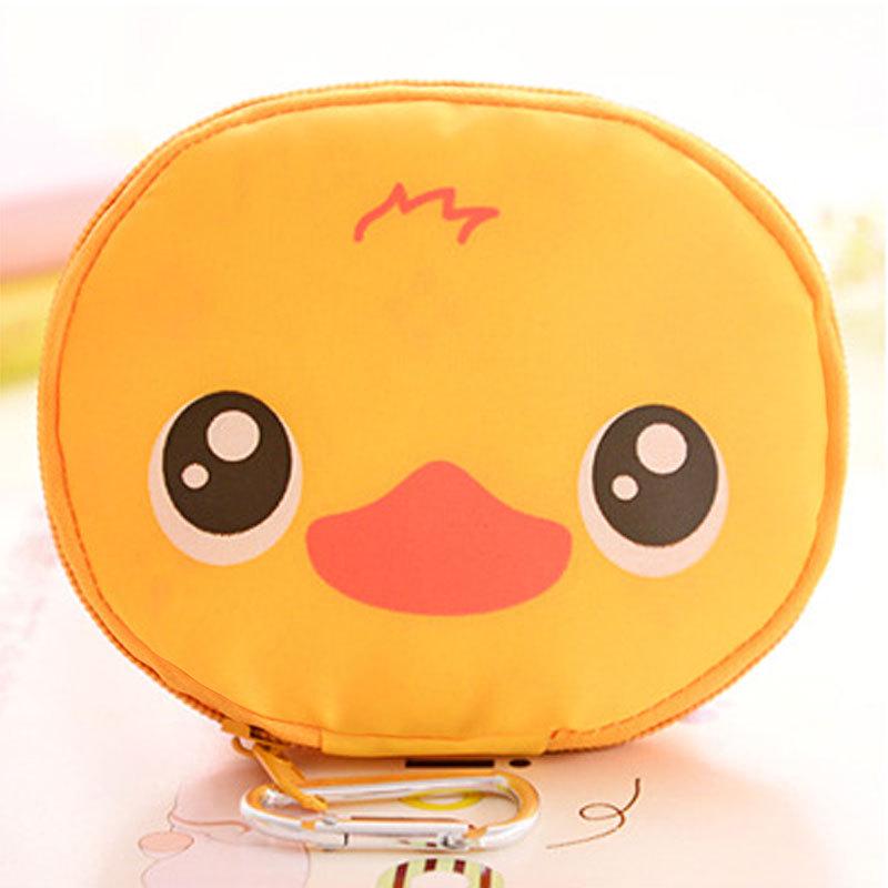 

Korean Eco-friendly Foldable Nylon Shopping Bag with Cartoon Design